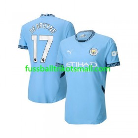 Fußballtrikots Manchester City Kevin De Bruyne 17 2024-2025 Kurzarm Heimtrikotsatz kaufen